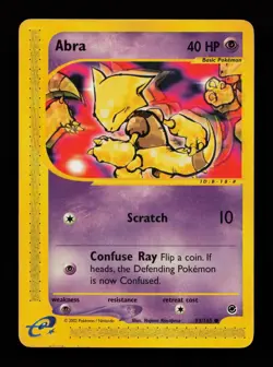 Abra 93/165 Common Expedition Base Set Pokemon Cards - Image 1