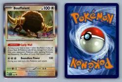Bouffalant #136 Holo Scarlet & Violet STAMP Promo Pokemon Card - LP - Image 1