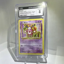 Pokemon Mr. Mime 013/034 Classic Holo 50 HP CGC 8 Trading Card - Image 1