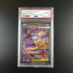 PSA 10 Mega Latias ex 181/132 Pokemon Mega Evolutions Graded Card - Image 1