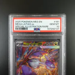 PSA 10 Mega Latias ex 181/132 Pokemon Mega Evolutions Graded Card - Image 2
