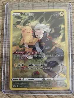 Pokemon TCG Pikachu TG05/TG30 Lost Origin Trainer Gallery Card - Image 1