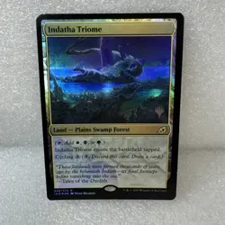 STAMPED PROMO - Indatha Triome - LP - Ikoria IKO - MtG - Image 1
