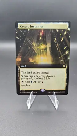 x1 Oscorp Industries - Foil - Extended Art R MTG Marvel's Spider-Man M/NM, Engli - Image 1