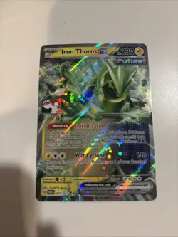 Iron Thorns Ex Pokemon Prize Pack Series 5 Promo Pokemon Card NM/LP Play Stamp - Image 1