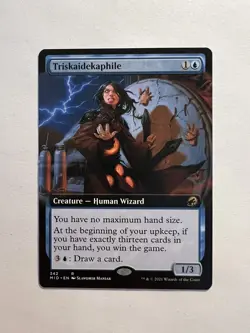 Triskaidekaphile - EXTENDED ART - MTG Innistrad Midnight Hunt - NM Rare Creature - Image 1
