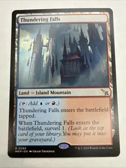 MTG Thundering Falls Murders at Karlov Manor Regular Card Near Mint Condition - Image 1