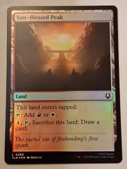 Sun-Blessed Peak Avatar: The Last Airbender Foil - Image 1