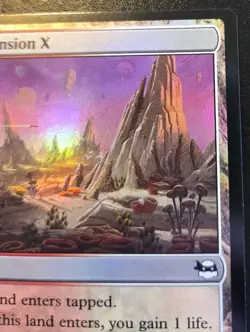 Dimension X 0183 Foil Land Teenage Mutant Ninja Turtles Magic: The Gathering - Image 3