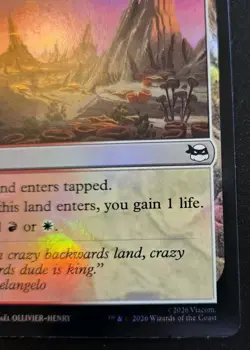 Dimension X 0183 Foil Land Teenage Mutant Ninja Turtles Magic: The Gathering - Image 5