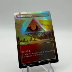 MTG - Sunbillow Verge (Borderless) - Aetherdrift (DFT) Foil Land - Image 1