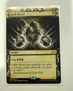 Wizards of the Coast Dark Ritual Strixhaven Alt Art Foil Rare Instant #026/063 - Image 1