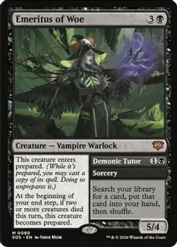 Emeritus of Woe (SOS-080) - mythic Near Mint - Image 1