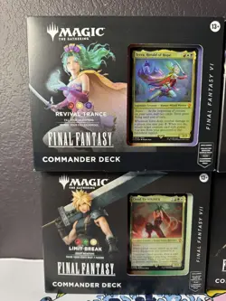 MTG Final Fantasy Commander Decks Set of 4 Deck Magic the Gathering Case - Image 3