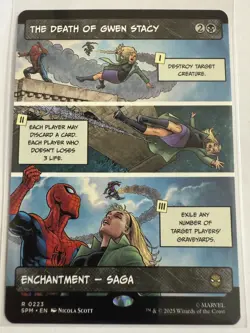 MTG The Death of Gwen Stacy 0223 Regular (Extended Art) Marvel's Spider-Man NM - Image 1