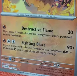 Pokemon TCG Flareon 013/131 Sv: Prismatic Evolutions Rare Holo Master Ball - Image 2