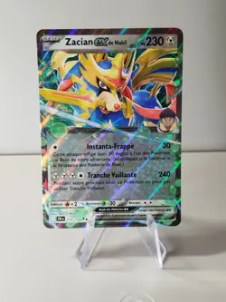 Carte POKEMON FR - Zacian ex de Nabil 111/159 Aventure Ensemble - Image 1