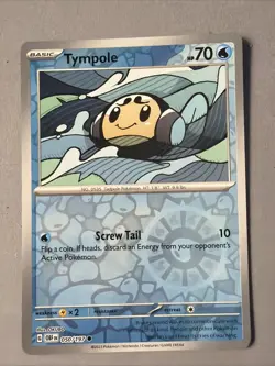 Pokemon TCG * SV Obsidian Flames * 50/197 Tympole REVERSE HOLO Common * FRESH PK - Image 1