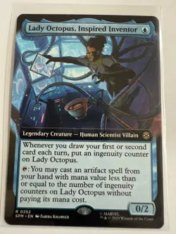 MTG Lady Octopus, Inspired Inventor 0252 Reg (Extended Art) Marvel's Spider-Man - Image 1