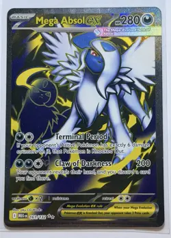 Pokemon Mega Absol EX Me01 Mega Evolution Ultra Rare Holo 161/132 280HP - Image 1