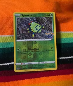 Spinarak (Peelable Ditto) 006/078 Holo Common Pokemon GO Pokemon NM - Image 4