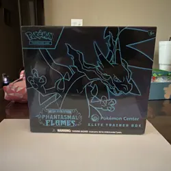 Pokemon TCG Mega Evolution Phantasmal Flames Pokemon Center ETB Sealed w/acrylic - Image 1