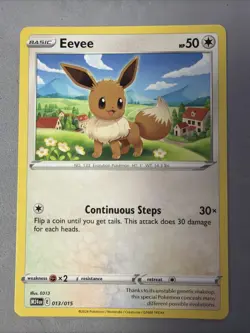 Pokemon TCG * PROMO * McDonald's Collection 2024 * 13/15 Eevee * Non-Holo - Image 1