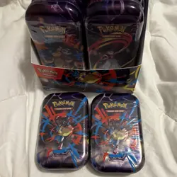 Pokemon TCG Sealed Tin Display Box, Assorted Artwork, 6+ MEGA EVOLUTION/DESTINED - Image 2