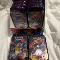 Pokemon TCG Sealed Tin Display Box, Assorted Artwork, 6+ MEGA EVOLUTION/DESTINED - Image 3