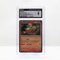 Pokemon Growlithe Cosmos Holo #24 Scarlet & Violet Promo 2023 - CGC 9 Mint - Image 2