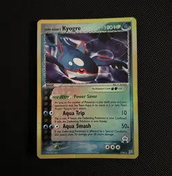 Pokemon TCG Team Aqua's Kyogre 3/95 Team Magma vs Team Aqua 2004 Holo 100 HP - Image 1