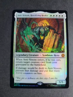 Anti-Venom, Horrifying Healer (Foil) Mythic MTG Spider-Man - Image 1