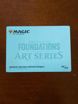 Soulstone Sanctuary (Art Series) - 19/54 - Gold Stamped - Foundations MTG - Image 2