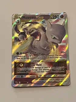Mewtwo VSTAR 031/078 Ultra Rare Holo Pokemon GO English Pokemon TCG - Image 1