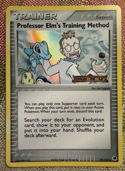 Pokemon TCG Ex Dragon Frontiers - Professor Elm’s Training Method 79/101 Holo - Image 1