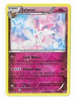 Pokemon TCG Sylveon 72/111 Furious Fists Reverse Holo LP - Image 1