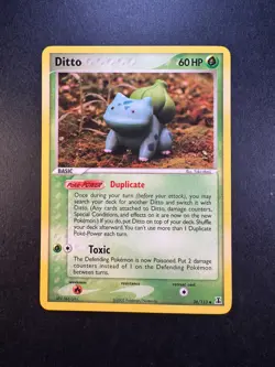 2005 Pokemon Ditto (Bulbasaur) Delta Species 36/113 Non-holo Regular - Image 1