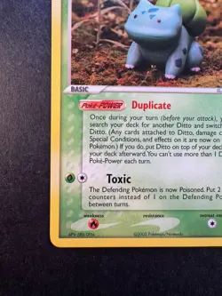 2005 Pokemon Ditto (Bulbasaur) Delta Species 36/113 Non-holo Regular - Image 4