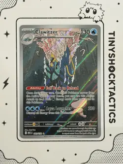 Pokemon Clawitzer - 141/132 - ME01: Mega Evolution (MEG) NM - Image 1