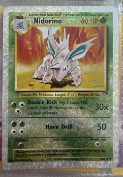 Pokemon TCG Nidorino 56/110 Legendary Collection Reverse Holo 2002 60 HP - Image 1