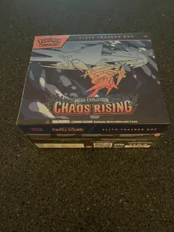 2026 Pokemon TCG: Mega Evo Chaos Rising Elite Trainer Box ETB Factory Sealed New - Image 1