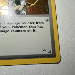 Wizards of the Coast Brock Gym Heroes 1st Edition EN 2000 15/132 Holo Rare - Image 5