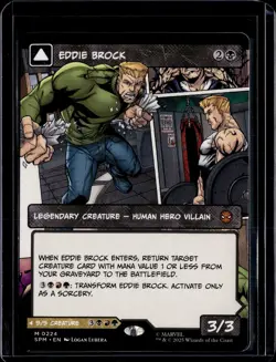 Eddie Brock // Venom, Lethal Protector - 224 - SPM - NM - MTG - Image 1