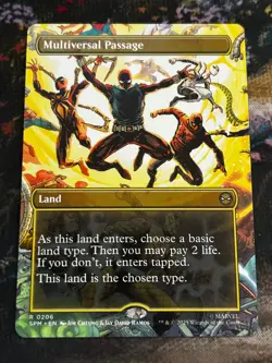MTG- Multiversal Passage (Borderless) - Marvel's Spider-Man (SPM) - Image 1