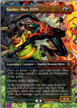 Spider-Man 2099 Borderless 205 MTG Marvel's Spider-Man Non-Foil NM/M - Image 1