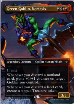 Green Goblin, Nemesis Borderless 23 MTG Marvel's Spider-Man Non-Foil NM/M - Image 1