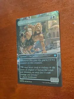 MTG Ajani's Pridemate (Borderless) FOIL - Foundations (FDN) U 0293 - Image 2