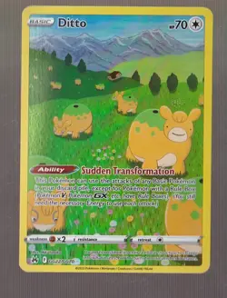 Ditto GG22/GG70 Holo Crown Zenith Galarian Gallery Pokemon NM - Image 1