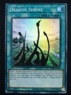 Dragon Shrine SDBE Super Rare - 1st ed Yugioh Card #100 - Image 1