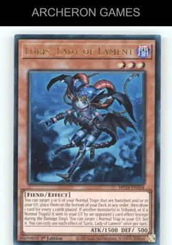 Loris, Lady of Lament Ultra Rare YUGIOH Card - Image 1